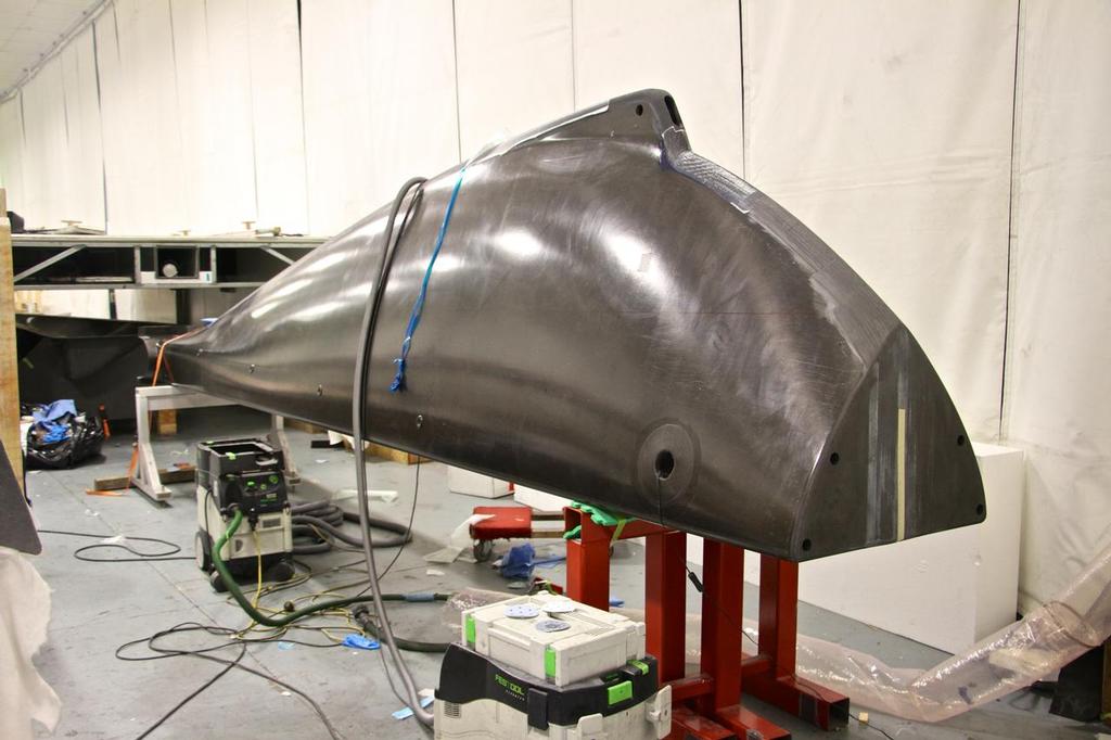 Centre nacelle for an AC45T - Core Builders Composite - Warkworth April 2015 © Richard Gladwell www.photosport.co.nz